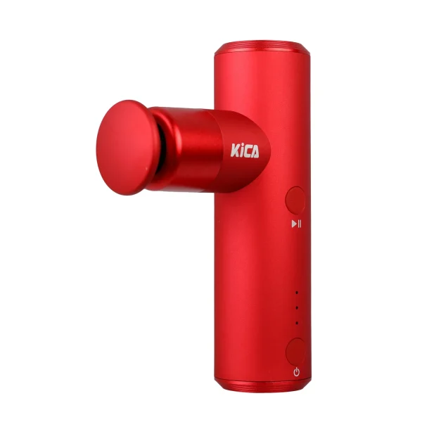 KiCA Mini 2 Fascia Gun 4 Gear Aluminum Portable 3000rpm Deep High Speed 3 Massage Heads Gun for Sport, 195g - Image 2