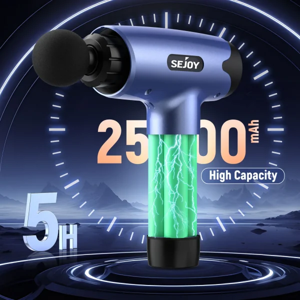 Sejoy 10 Speed Massage Gun Relaxation Deep Tissue Percussion Muscle Relax Massager - Image 4