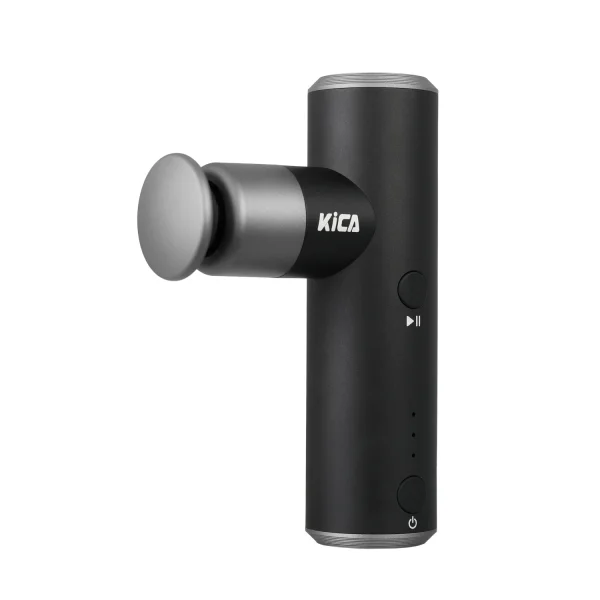 KiCA Mini 2 Fascia Gun 4 Gear Aluminum Portable 3000rpm Deep High Speed 3 Massage Heads Gun for Sport, 195g - Image 4